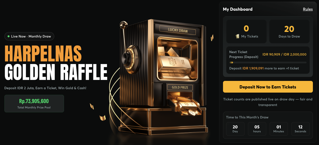 Harpelnas Golden Raffle